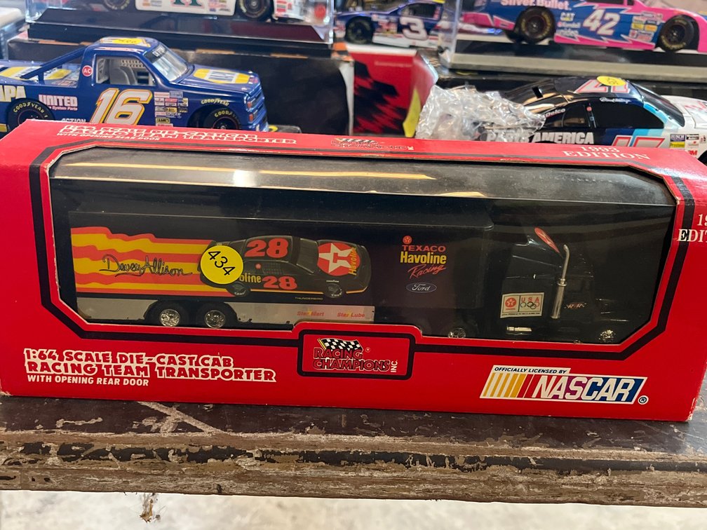 DAVEY ALLISON DIE CAST CAB HAULER