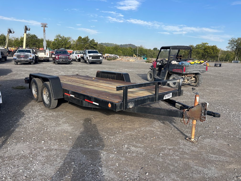 6’10”X16’ BUMPER PULL FLAT TRAILER