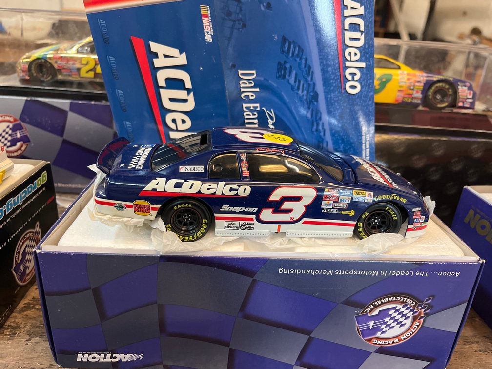 DALE JR #3 AC DELCO STOCK CAR BANK