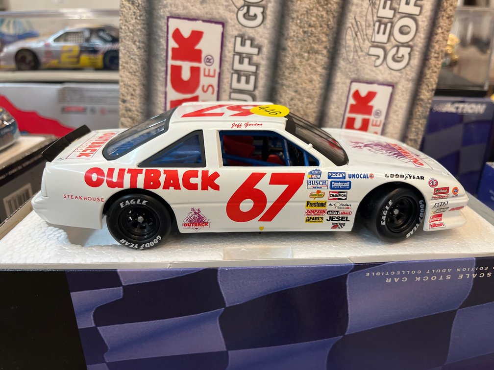 JEFF GORDON # 67 OUTBACK STEAKHOUSE STOCK CAR