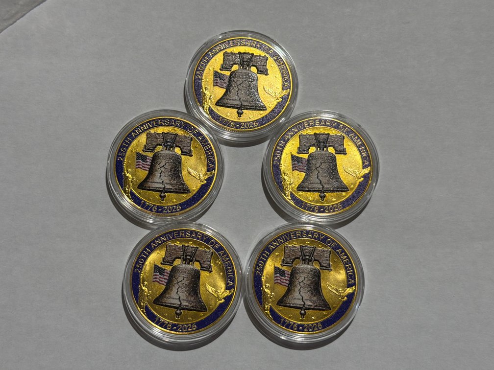 AMERICA 250TH ANNIVERSARY COINS
