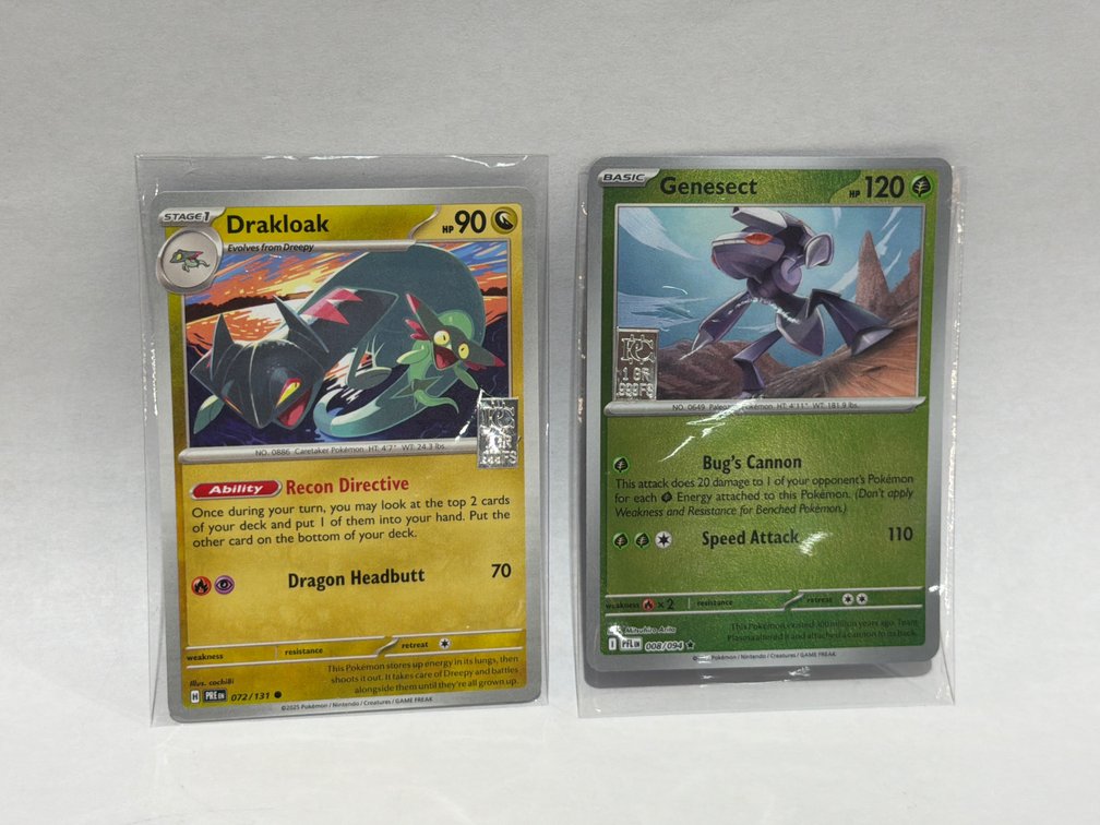 (2) POKEMON 1 GR .999 SILVER CARDS