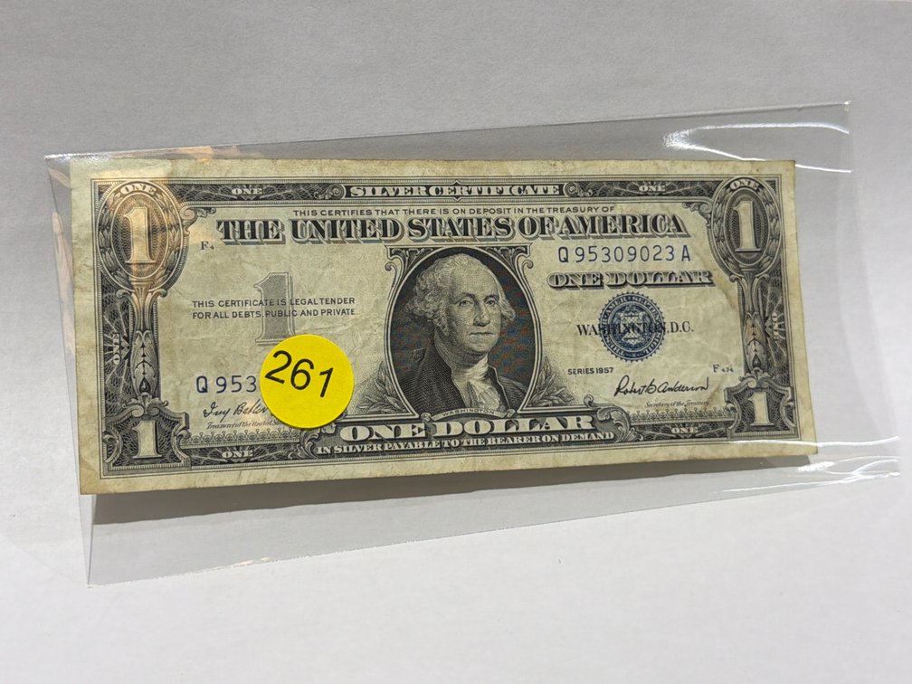 1957 $1 SILVER CERTIFICATE
