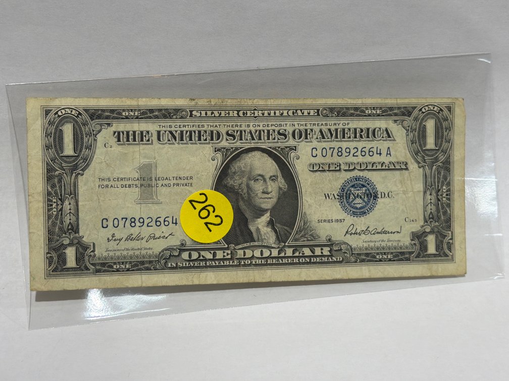 1957A $1 SILVER CERTIFICATE