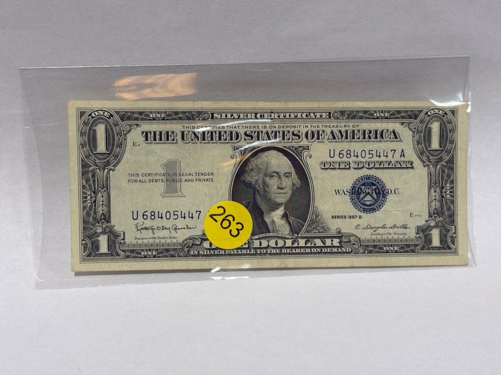 1957B $1 SILVER CERTIFICATE