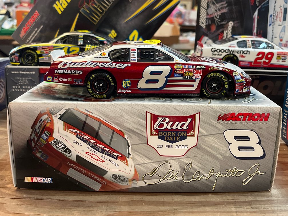 DALE JR #8 BUDWEISER STOCK CAR REPLICA
