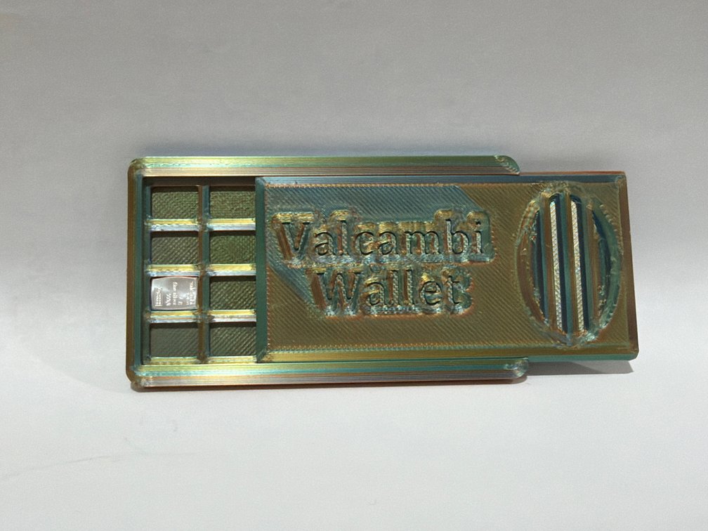 VALCAMBI HOLDER PLUS 1 GRAM SILVER