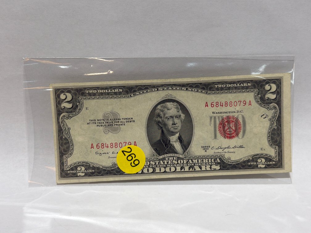 1953B $2 RED SEAL