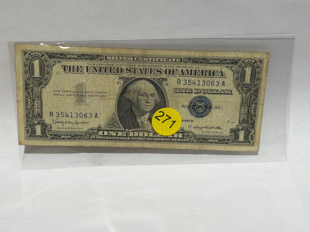 1957B $1 SILVER CERTIFICATE