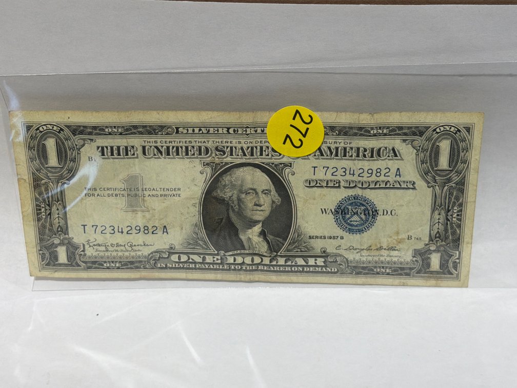 1957B $1 SILVER CERTIFICATE