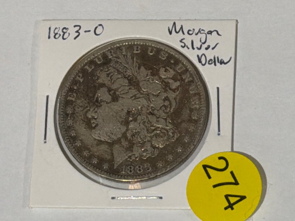 1883-O MORGAN SILVER DOLLAR