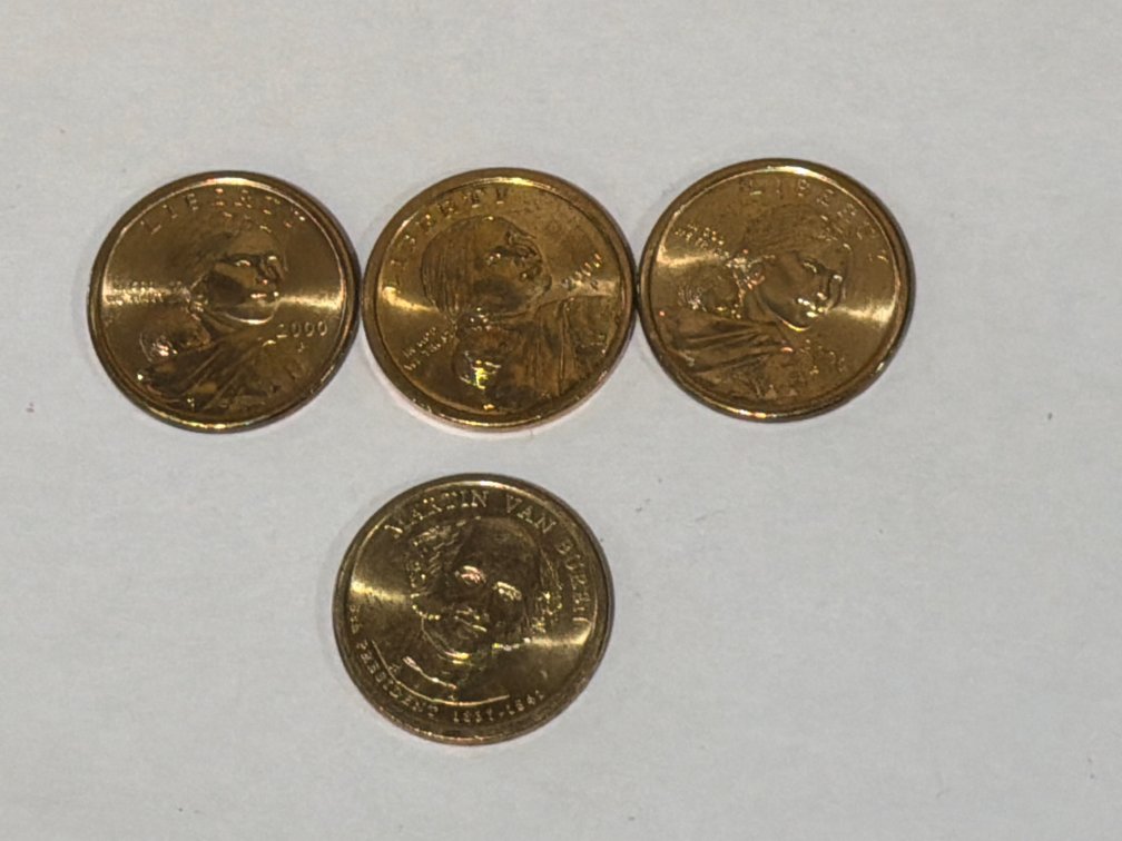(4) DOLLAR COINS