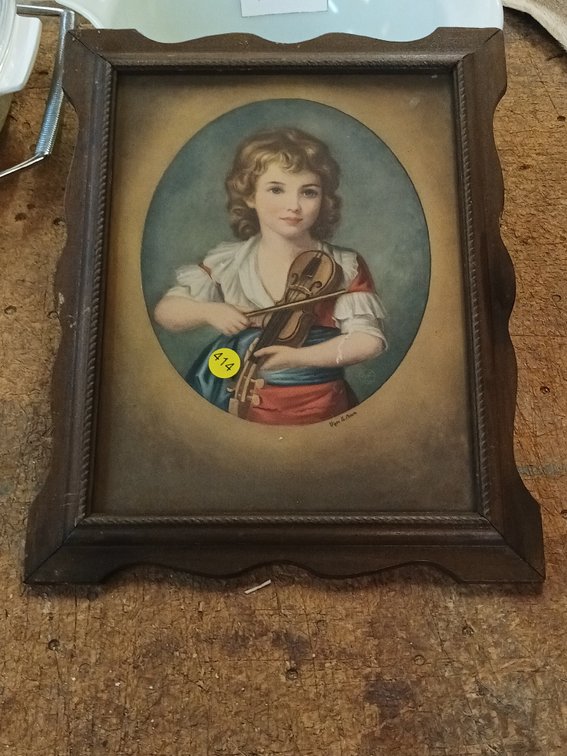 VINTAGE STYLE FRAMED PRINT