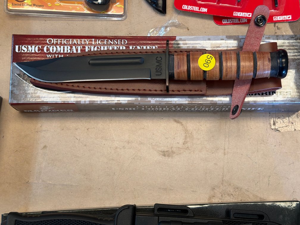 USMC COMBAT FIGHTER KNIFE WITH SHEATH