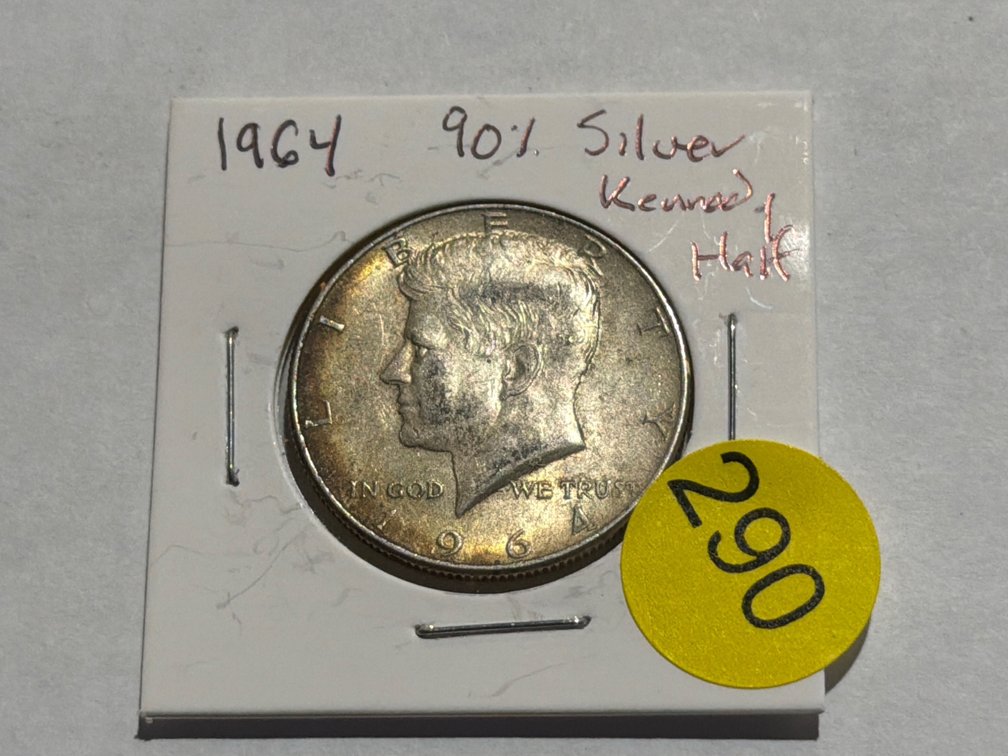 1964 SILVER KENNEDY HALF DOLLAR