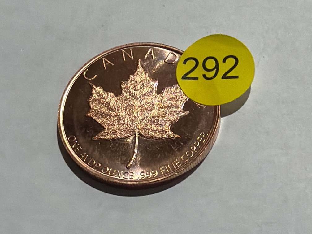 1 OZ COPPER ROUND
