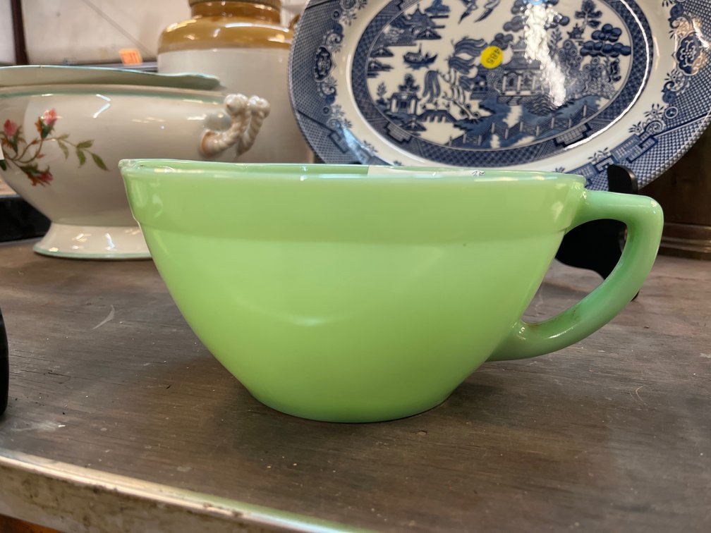 JADEITE FIREKING MIXING BOWL