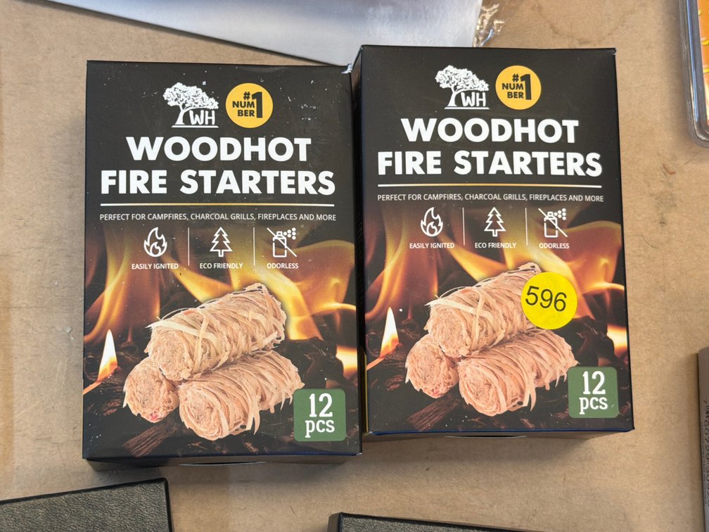 TWO BOXES OF FIRE STARTERS