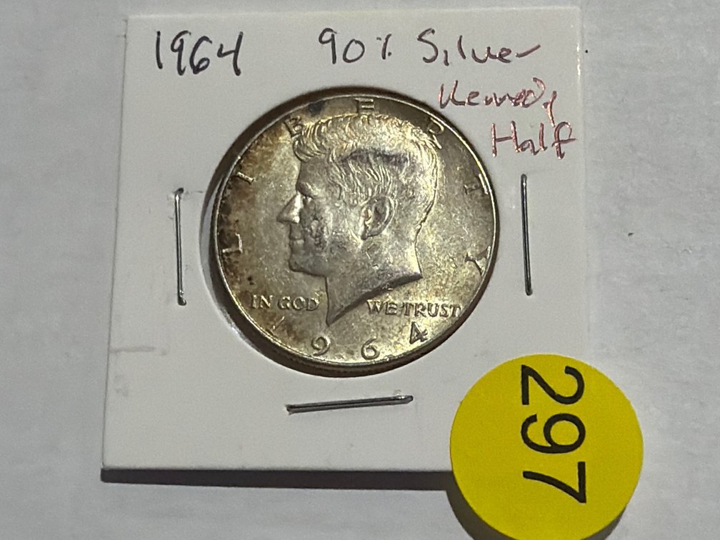 1964 SILVER KENNEDY HALF DOLLARS
