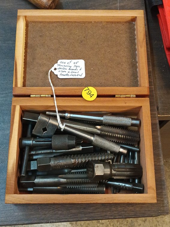 BOX OF THRENCLING TAPS