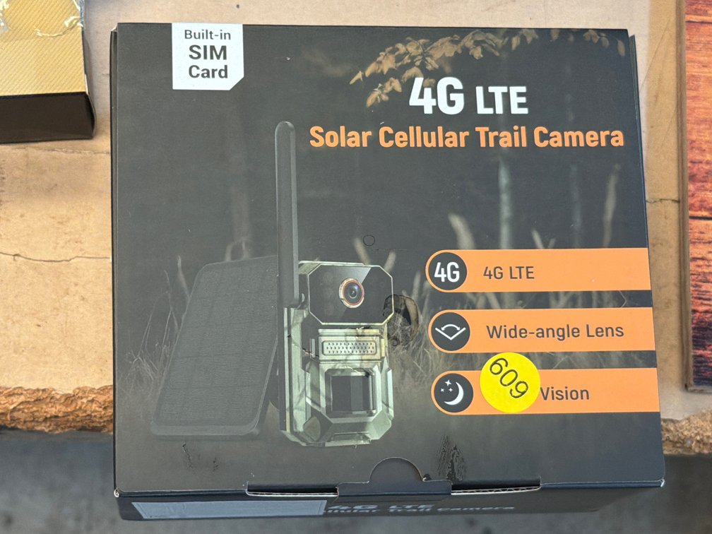 4G LTE SOLAR TRAIL CAM