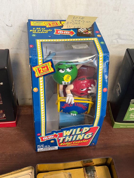 M&M WILD THING ROLLER COASTER DISPENSER