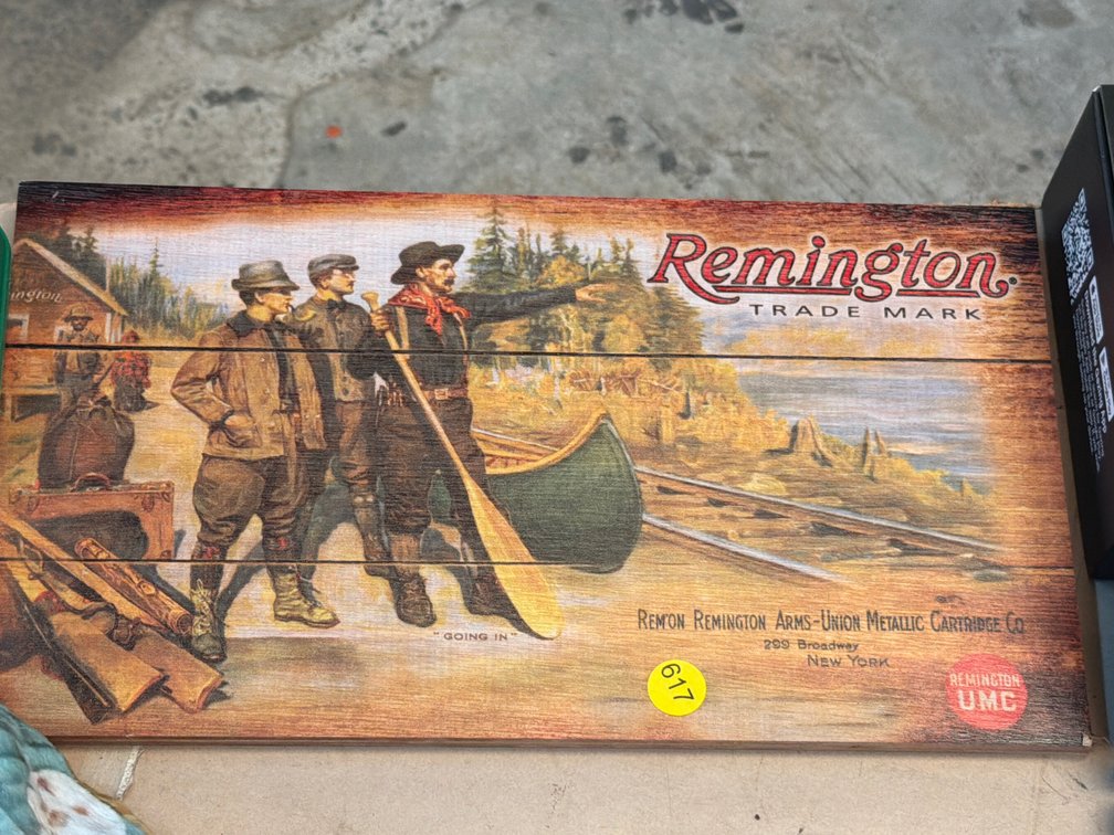 REMINGTON SIGN 14”X8”