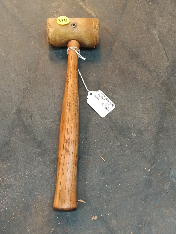 VINTAGE RAWHIDE MALLET