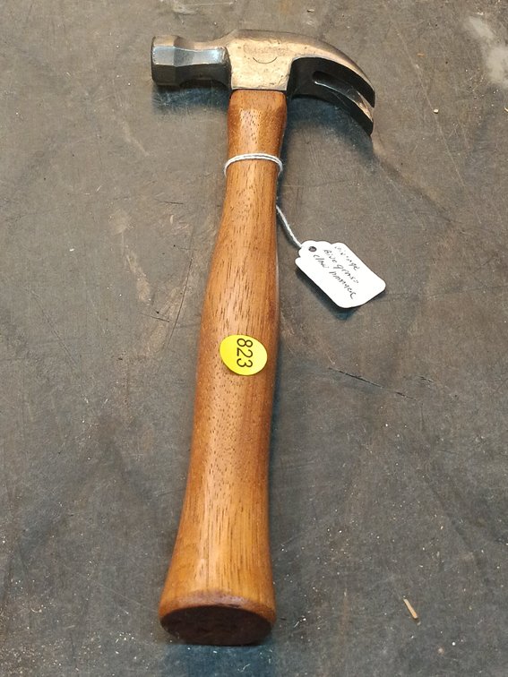 VINTAGE BLUE GRASS CLAW HAMMER