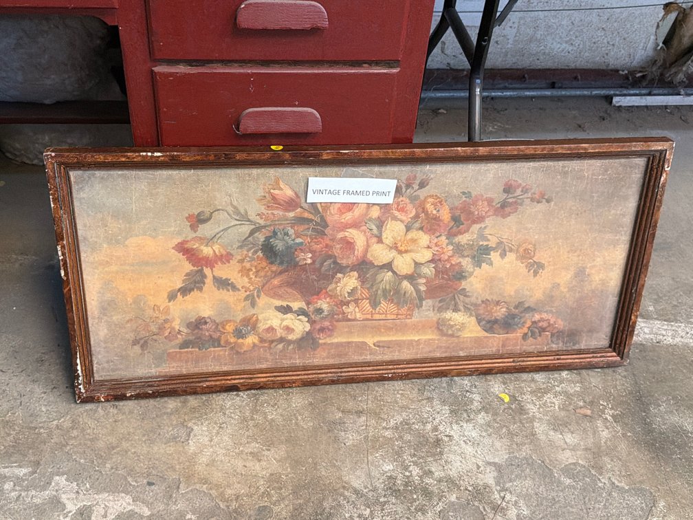VINTAGE FRAMED PRINT