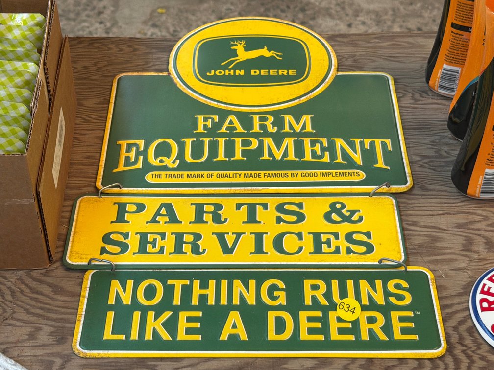 JOHN DEERE SIGN