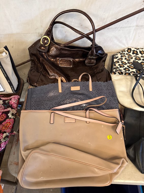 3 COACH DESIGNER BAGS