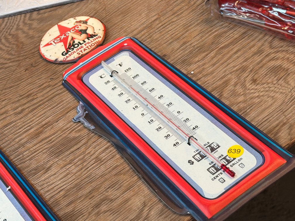TEXACO THERMOMETER