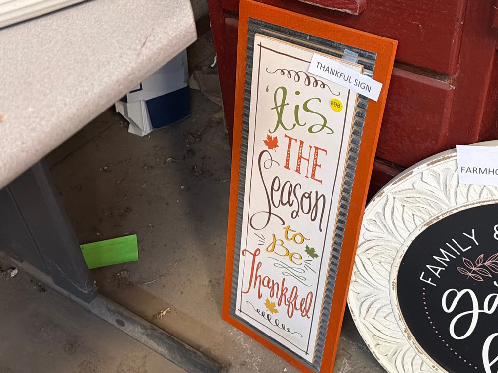 THANKFUL SIGN
