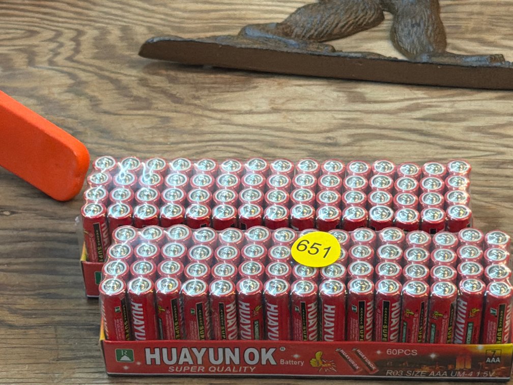 TWO PACKS OF AAA BATTERIES