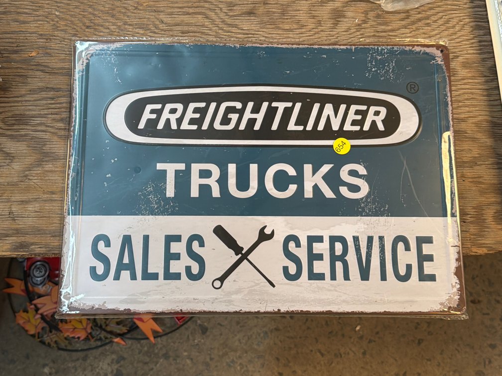 FREIGHTLINER SIGN 12”X17”