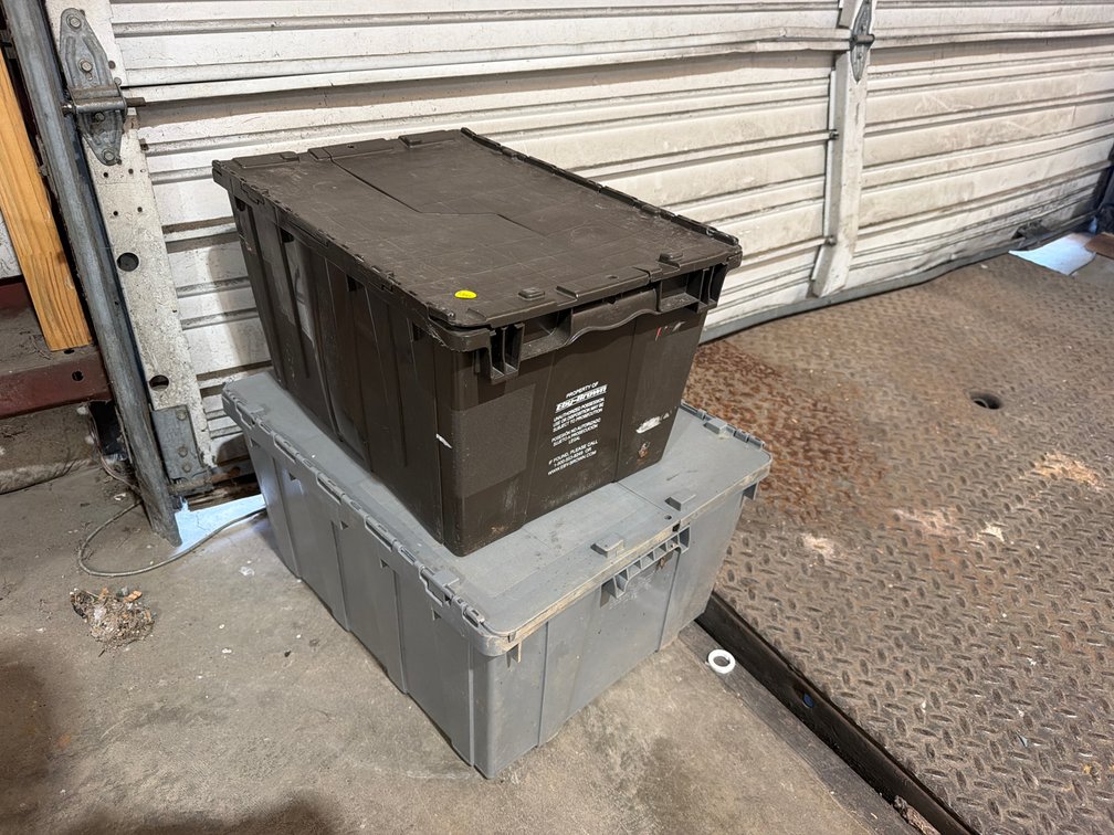 TWO FLIP TOP TOTES