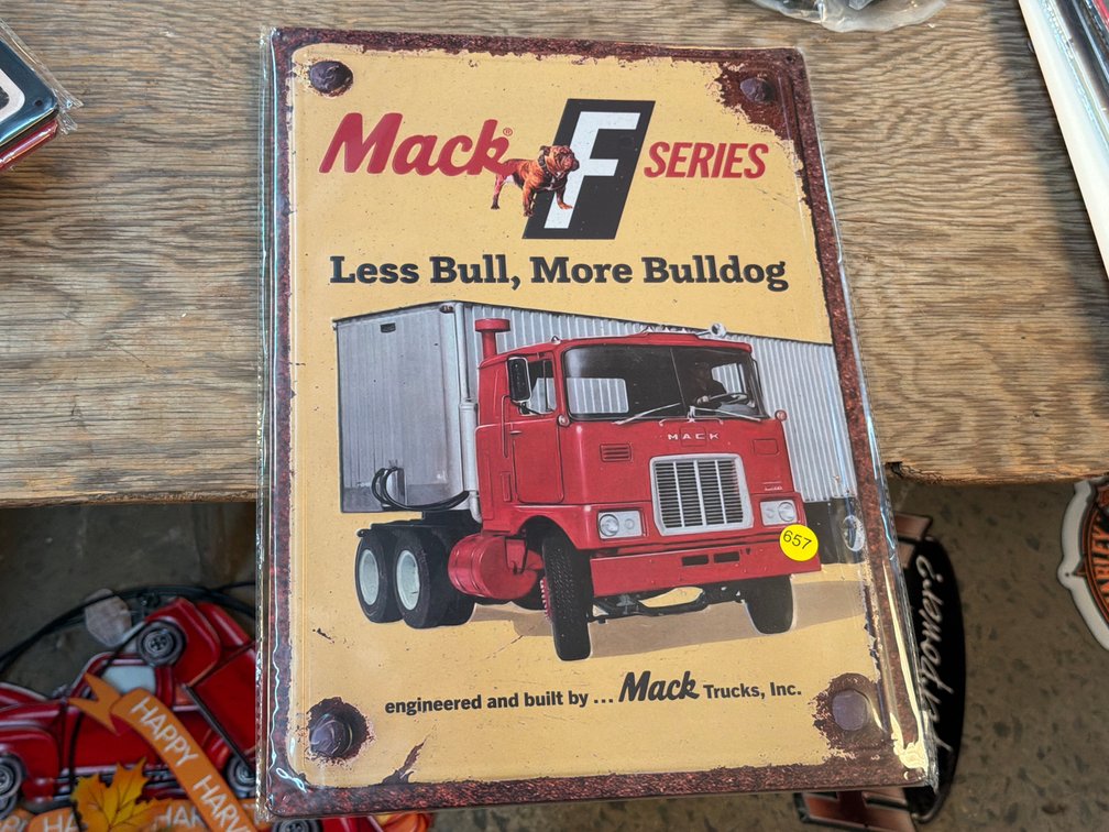 MACK SIGN 17”X12”
