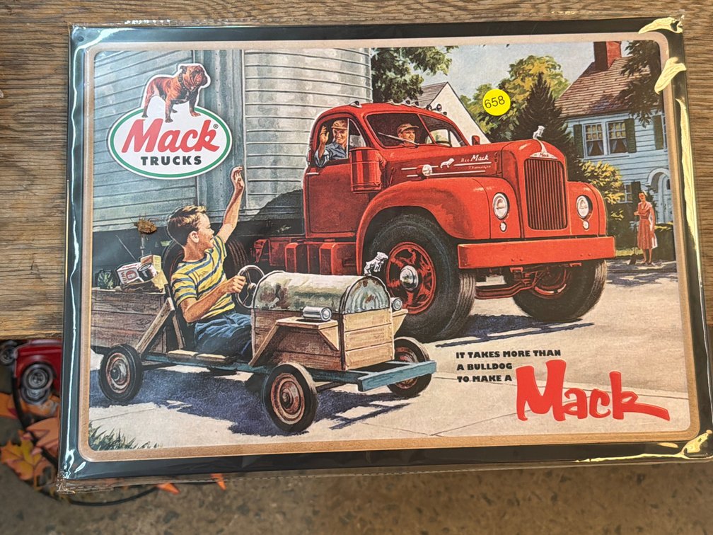 MACK SIGN 17”X12”