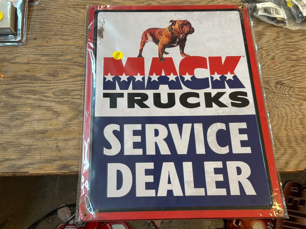 MACK TRUCKS SIGN 12”X17”