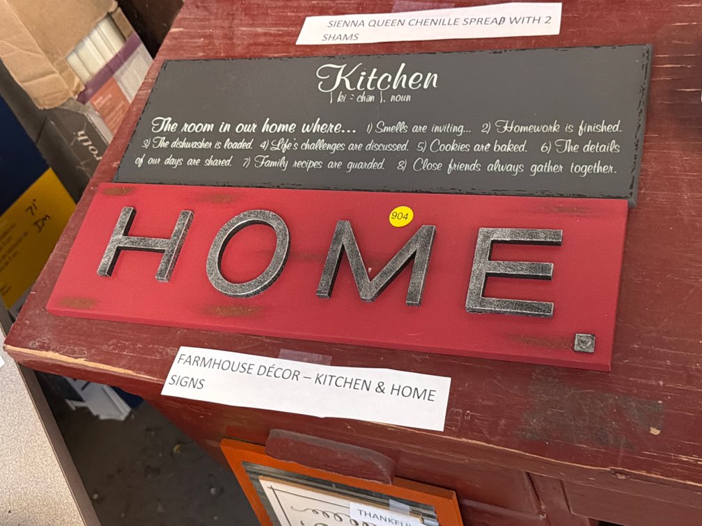 FARMHOUSE DECOR- KITCHEN & HOME SIGNS