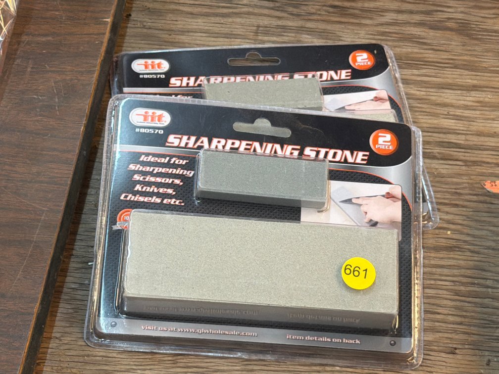 (2) PACKS OF SHARPENING STONES