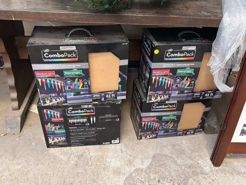 (4) LED COMBO PACK LIGHT SHOW LIGHTS