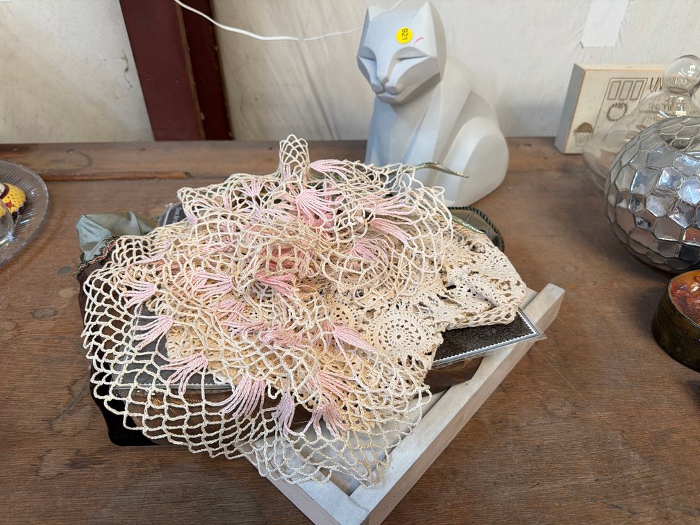 DOILIES, CAT DECOR, ETC.