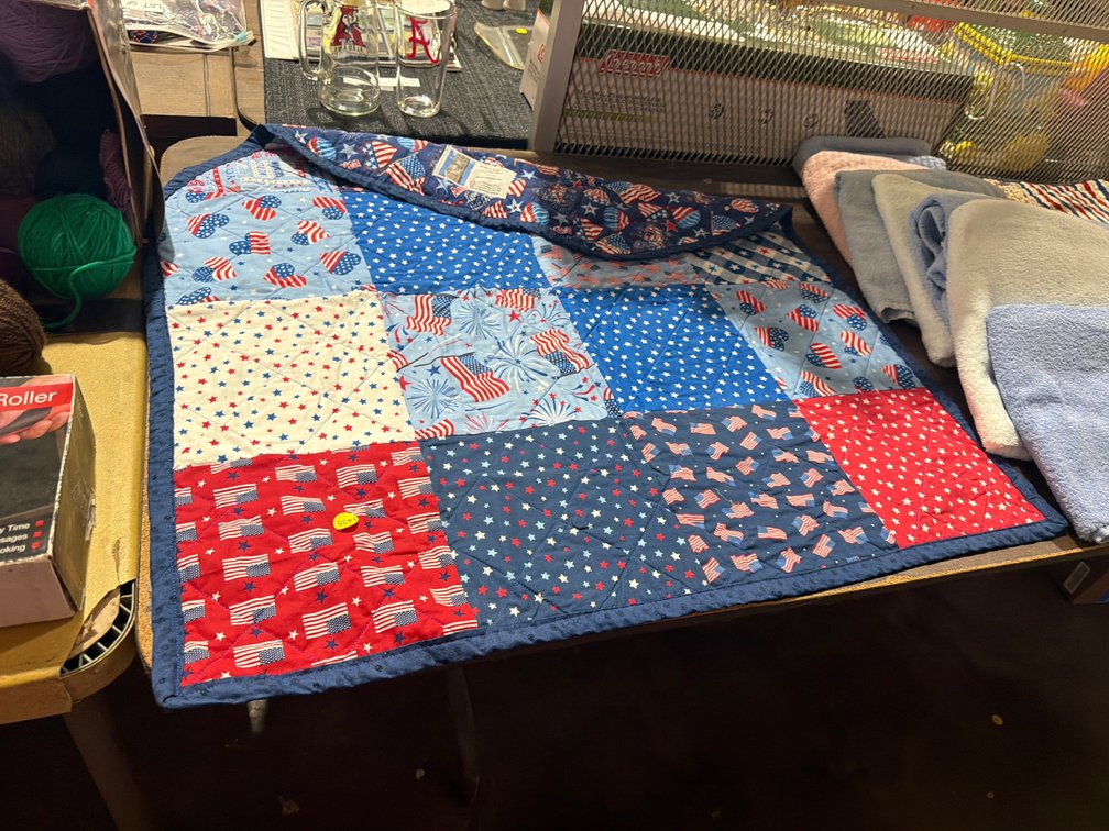 PATRIOTIC LAP QUILT