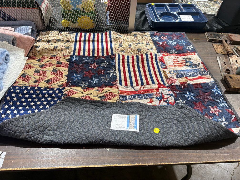 PATRIOTIC LAP QUILT