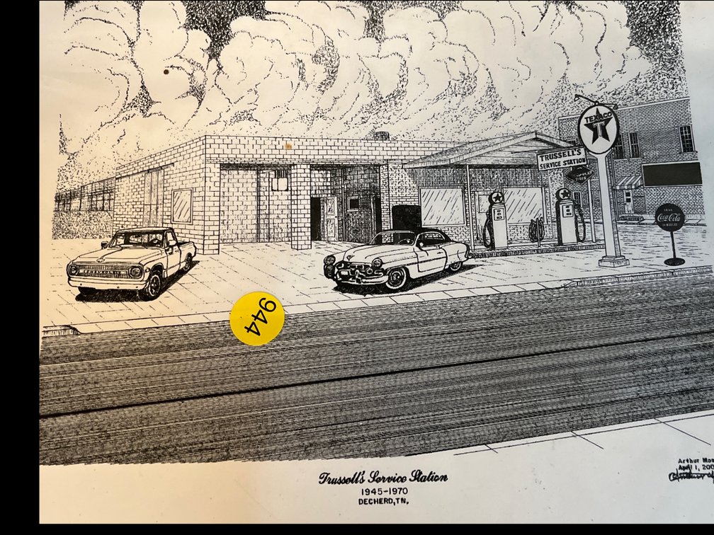 PRINT OF ORIGINAL TRUSSELS  SERVICE STATION