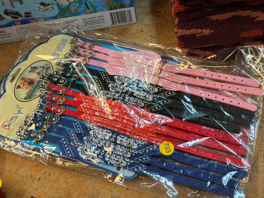 TWO PACKS OF PET COLLARS