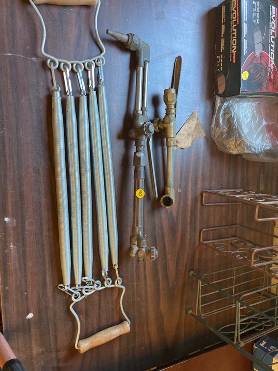 (2) CUTTING TORCHES AND CHEST EXPANDER