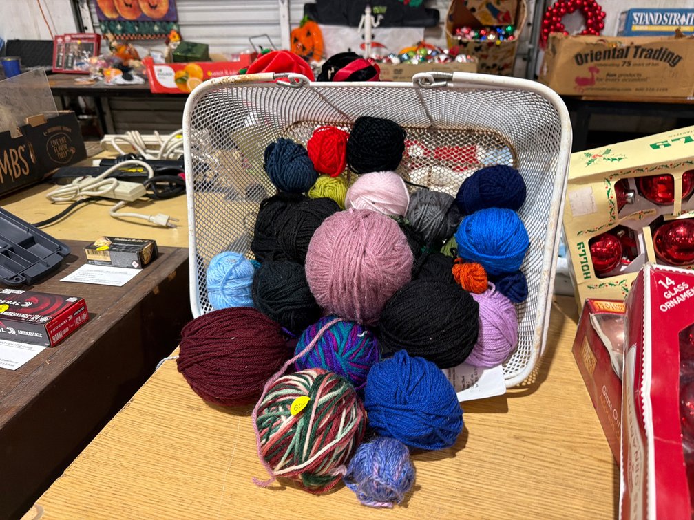 BASKET OF YARN